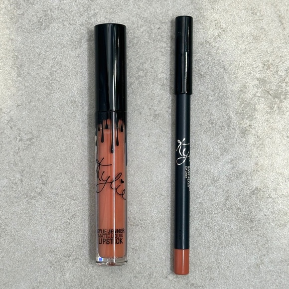NEW Kylie Jenner Cosmetics Matte Lip Kit DIRTY PEACH - Picture 4 of 12